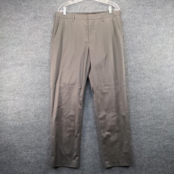 Bonobos Mens Weekday Warrior Straight Pants Size 34x30 Brown - Picture 1 of 14